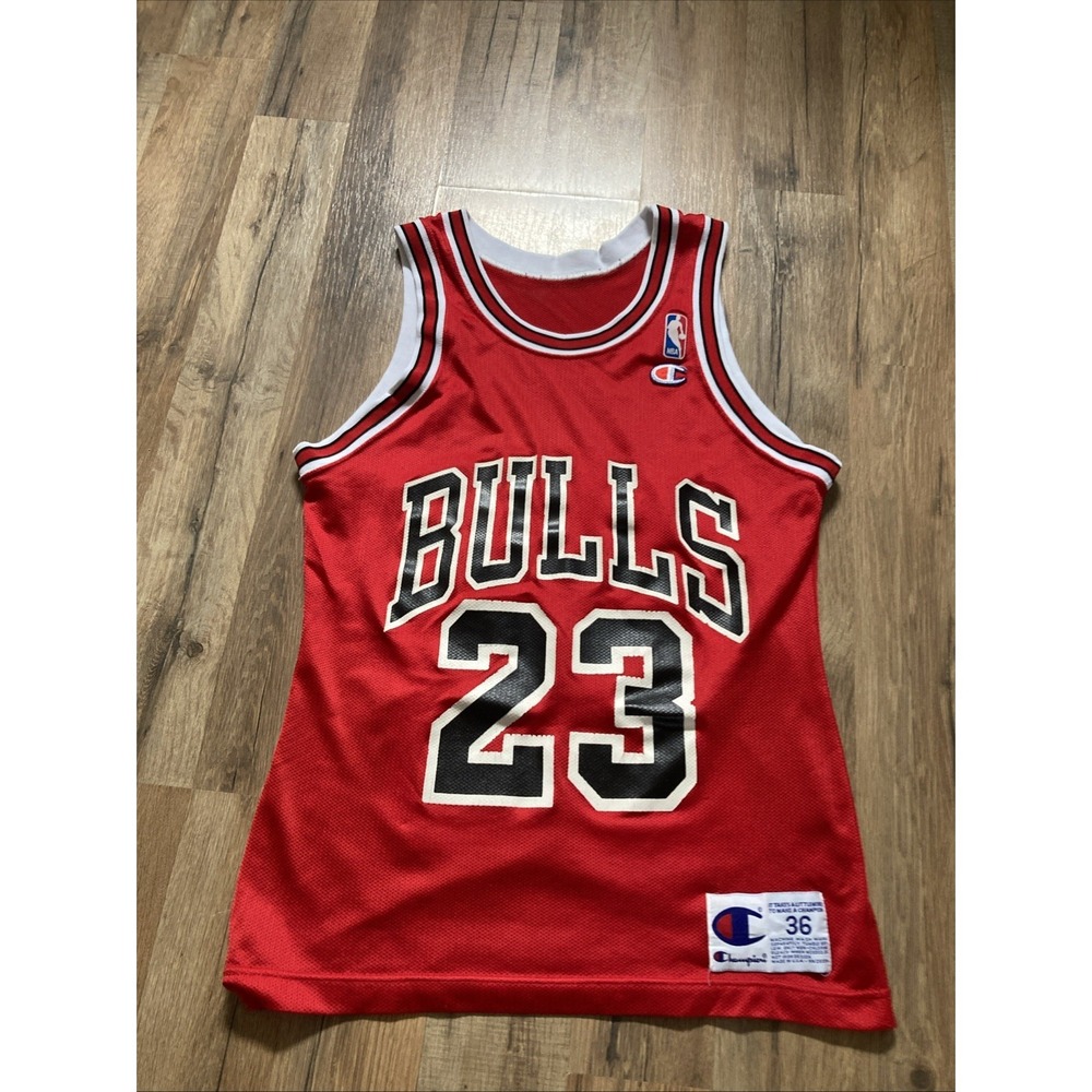 Michael Jordan Chicago Bulls Authentic Campion Jersey Size 36 Vintage